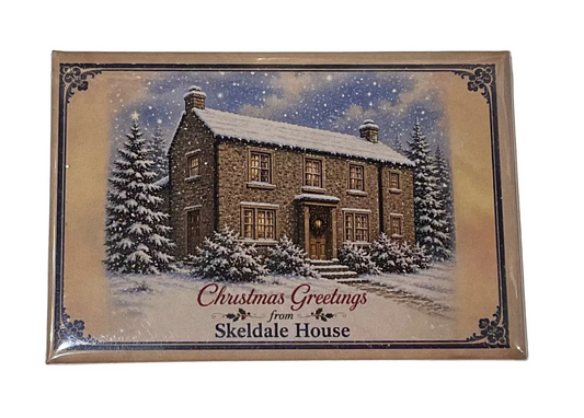 All Creatures Great and Small Skeldale Greetings Christmas Magnet