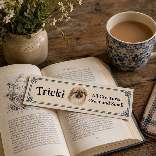 All Creatures Great and Small Tricki Bookmark