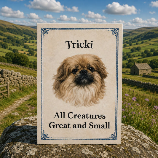 All Creatures Great and Small Tricki Postcard
