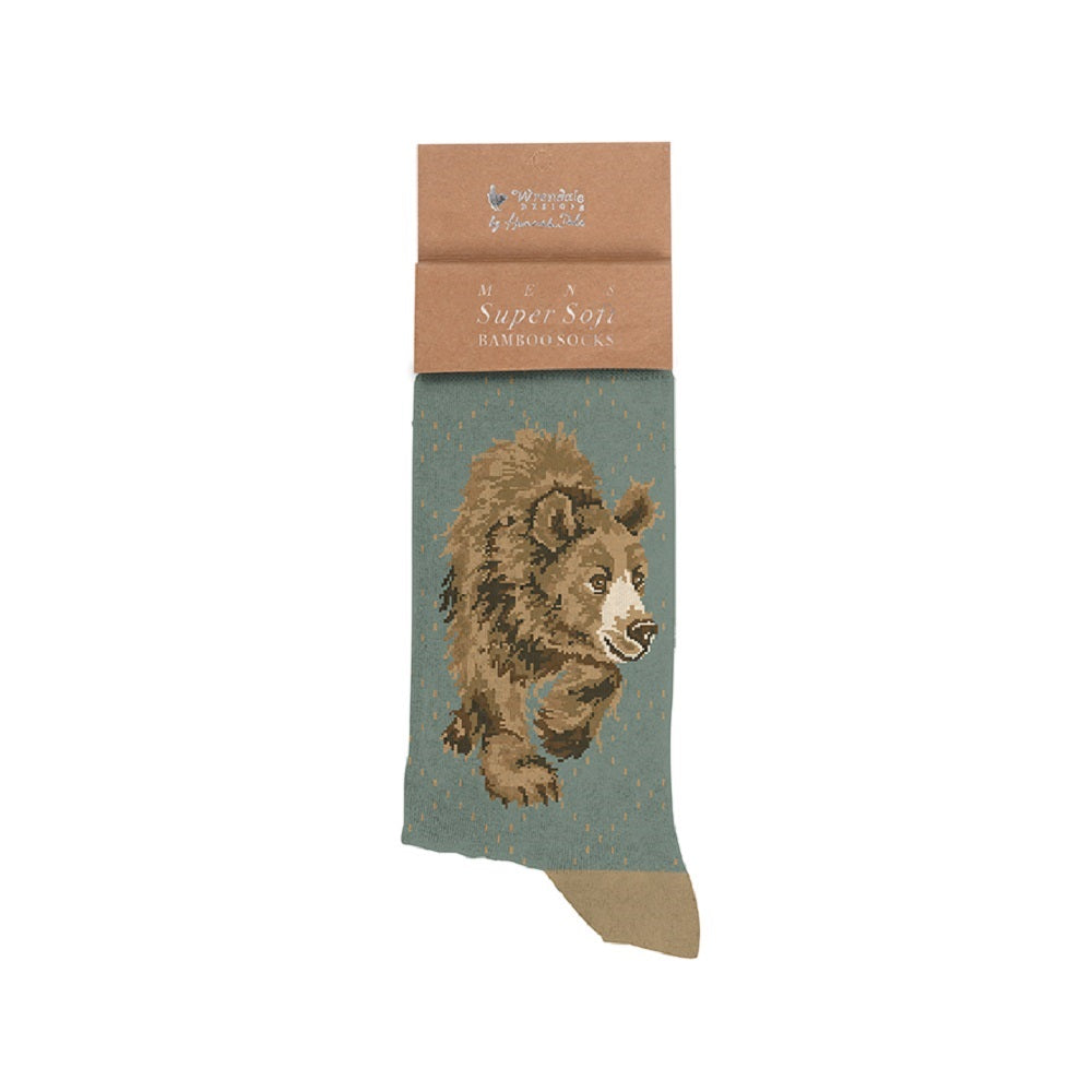 Wrendale ‘In My Footsteps’ Bear Mens Socks