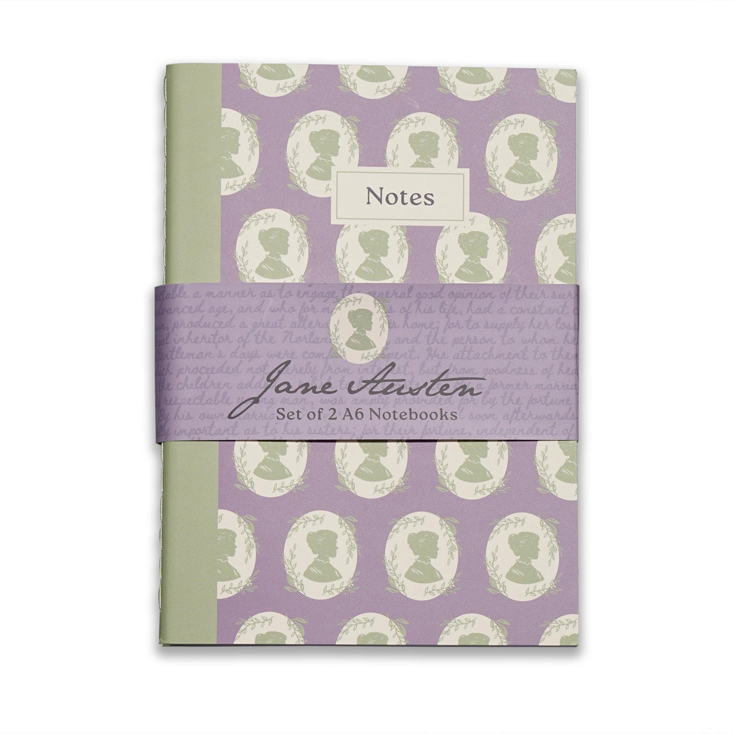 Jane Austen Set of 2 A6 Notebooks