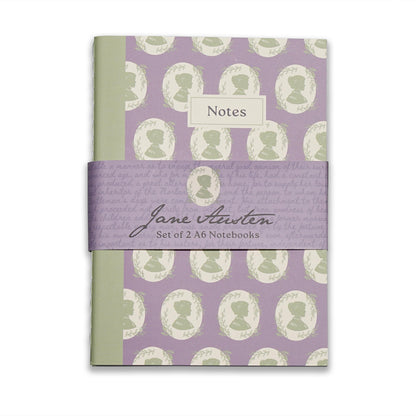 Jane Austen Set of 2 A6 Notebooks