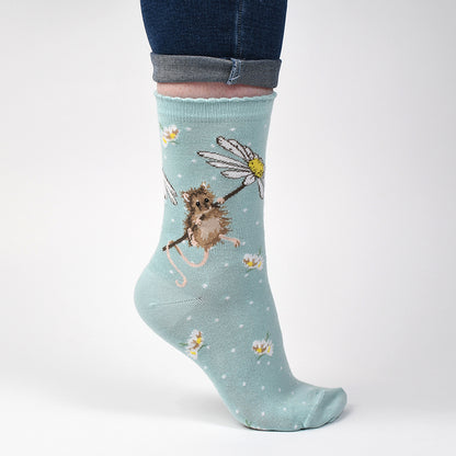 Wrendale ‘Oops a Daisy’ Mouse Socks