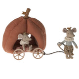 Maileg Pumpkin Carriage, Mouse