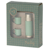 Maileg Thermos and Cups -Mint