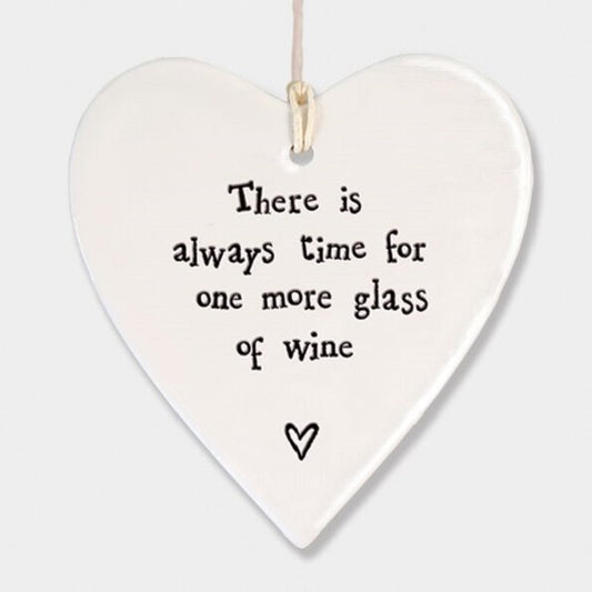 There Is Always Time Ceramic Heart