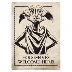 Harry Potter Dobby A5 Metal Wall Sign