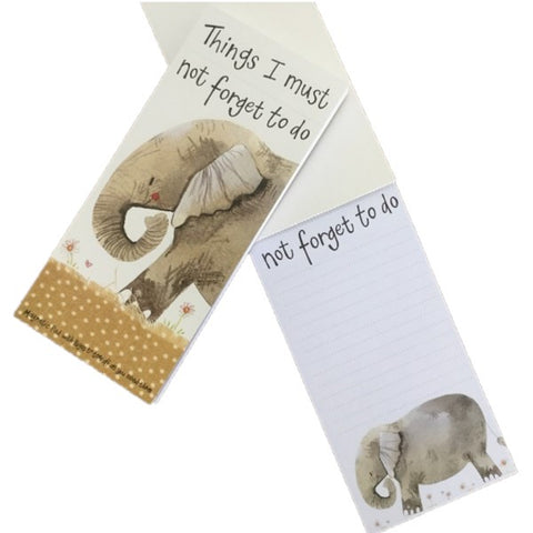 Elephant To Do List Magnetic Note Pad