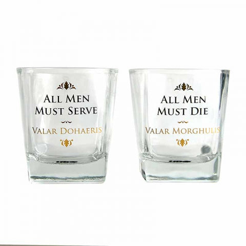 Game Of Thrones Set Of 2 Glass Tumblers