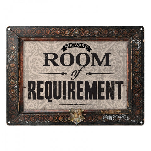 Harry Potter Room of Requirements A5 Metal Wall Sign