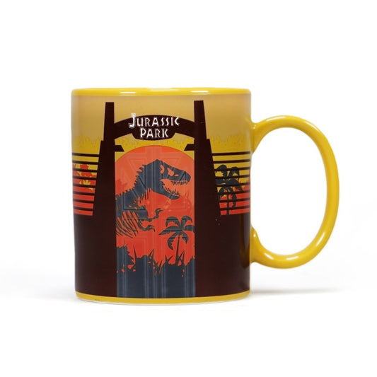 Jurassic Park Gates Heat Change Mug