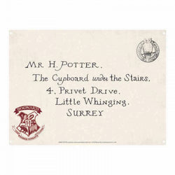 Harry Potter Letters A5 Tin Sign