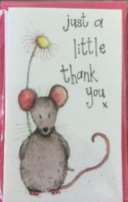 Thank You Mouse Notecards - Pack of 5