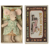 Maileg Princess Mouse,Little Sister in Matchbox