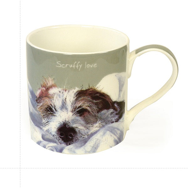 Scruffy Love Bone China Mug
